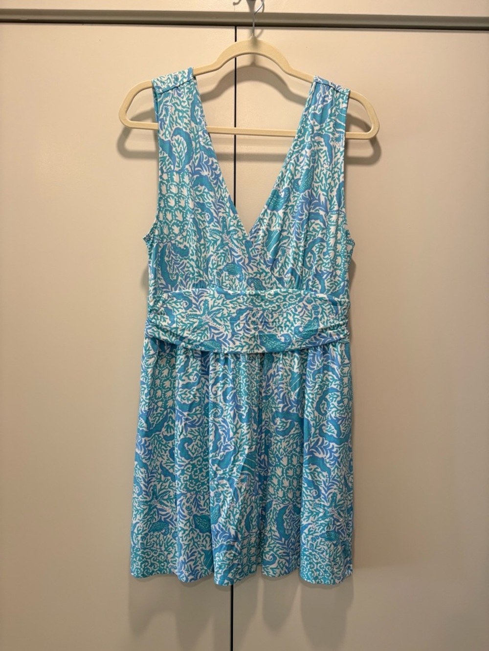 Lilly Pulitzer Aqua & White Romper